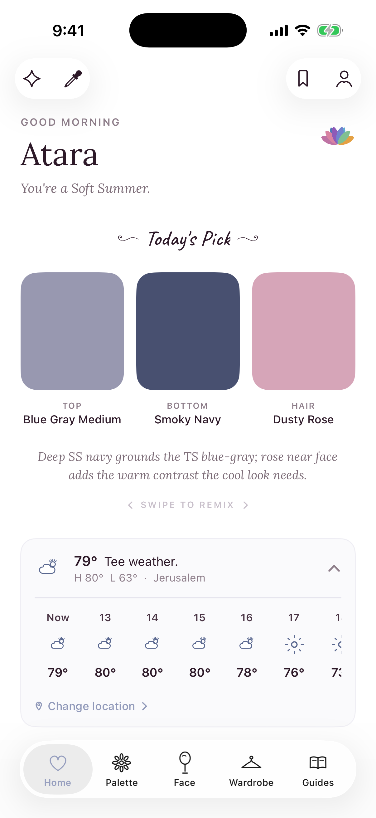 Kira, app screen