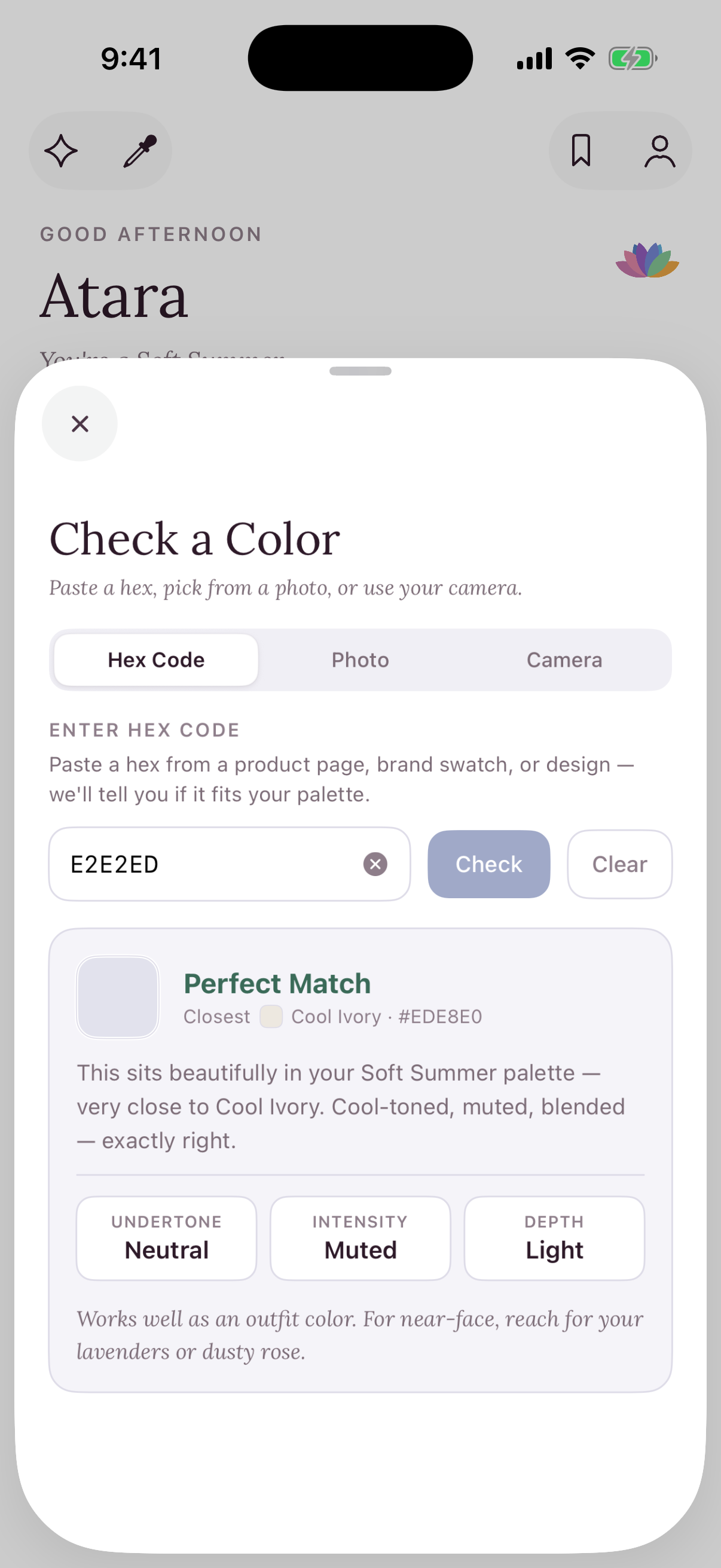 Kira Check a Color