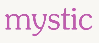 The mystic wordmark in Souvenir